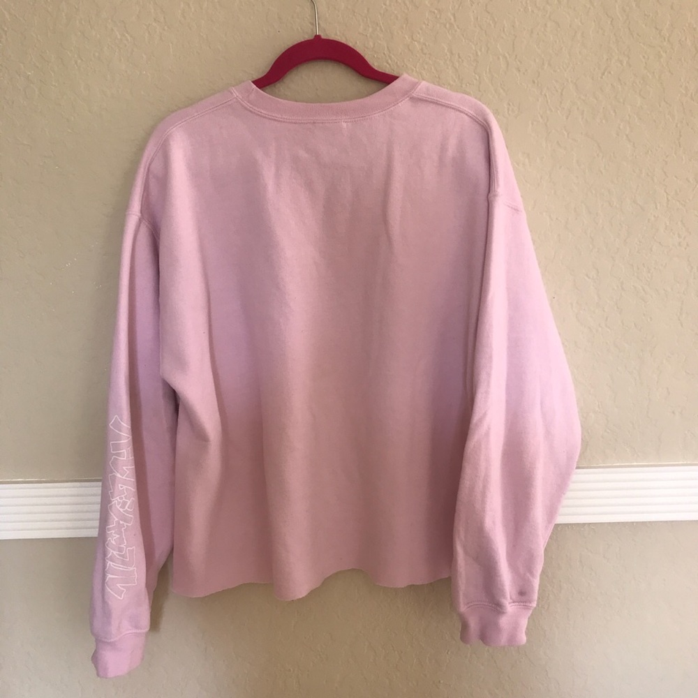 Pink Rolling Stones Sweatshirt